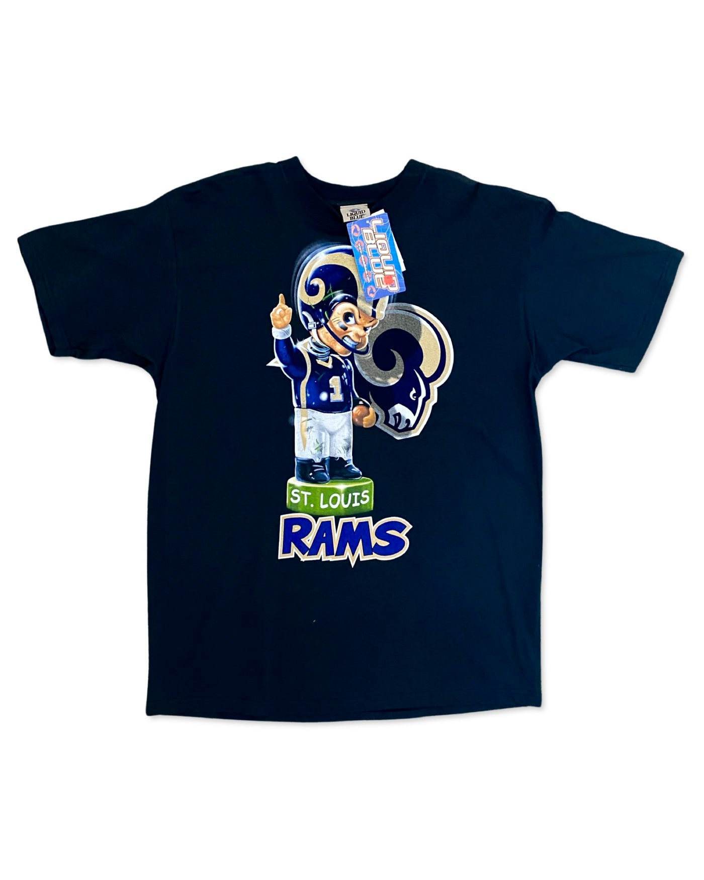 Vintage St. Louis Rams Bobble Head T-Shirt
