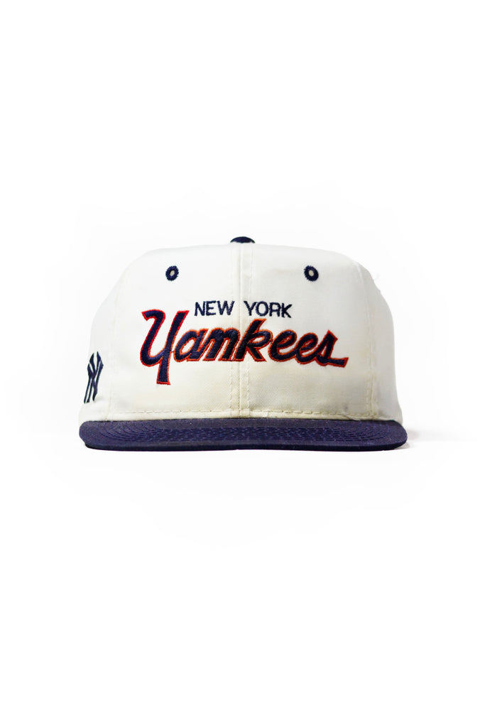New York Yankees Vintage 90's Sports Specialties Script Twill Snapback Cap  Hat
