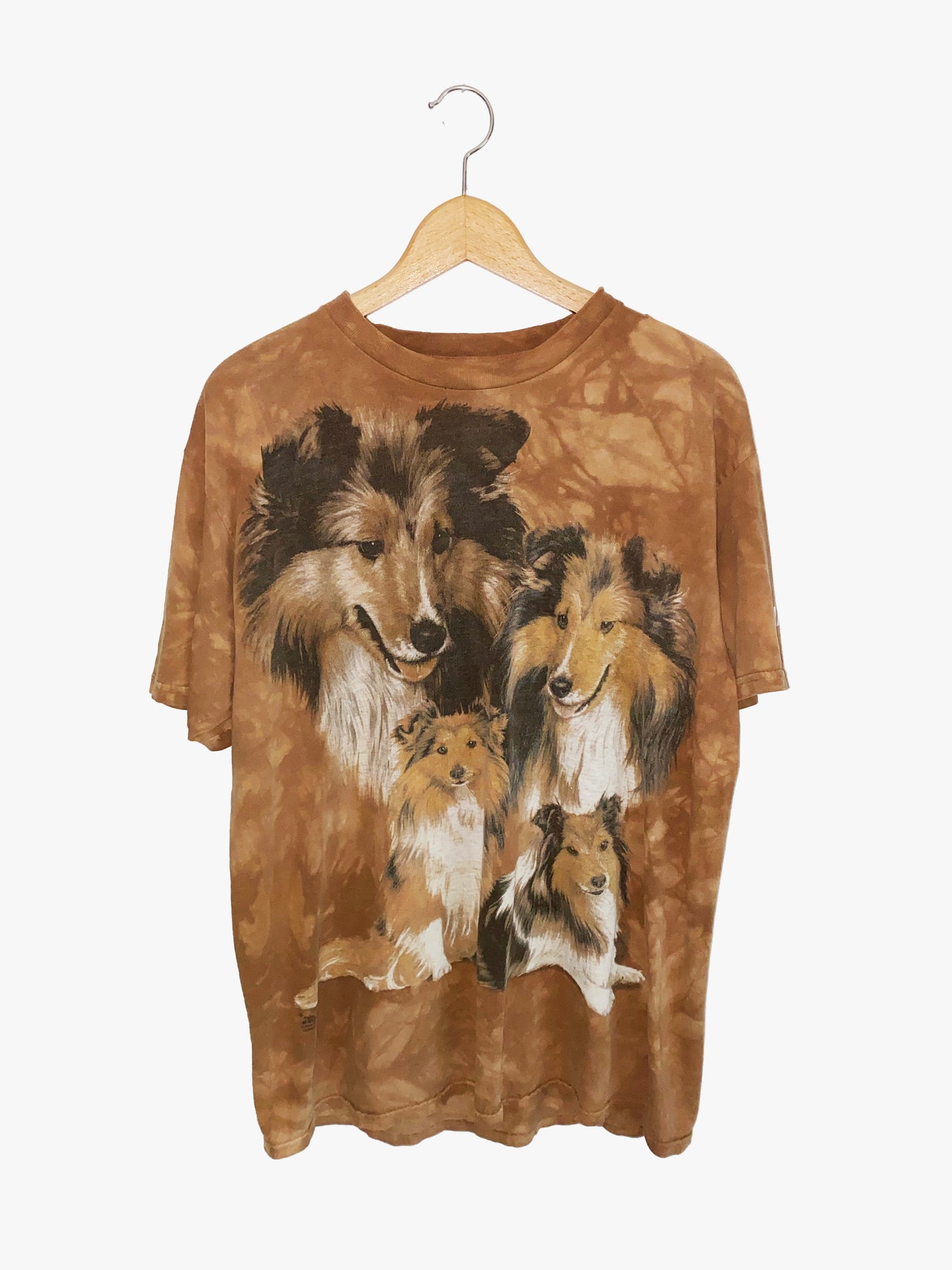 Vintage 2000 The Mountain Print All Over Dog T-Shirt