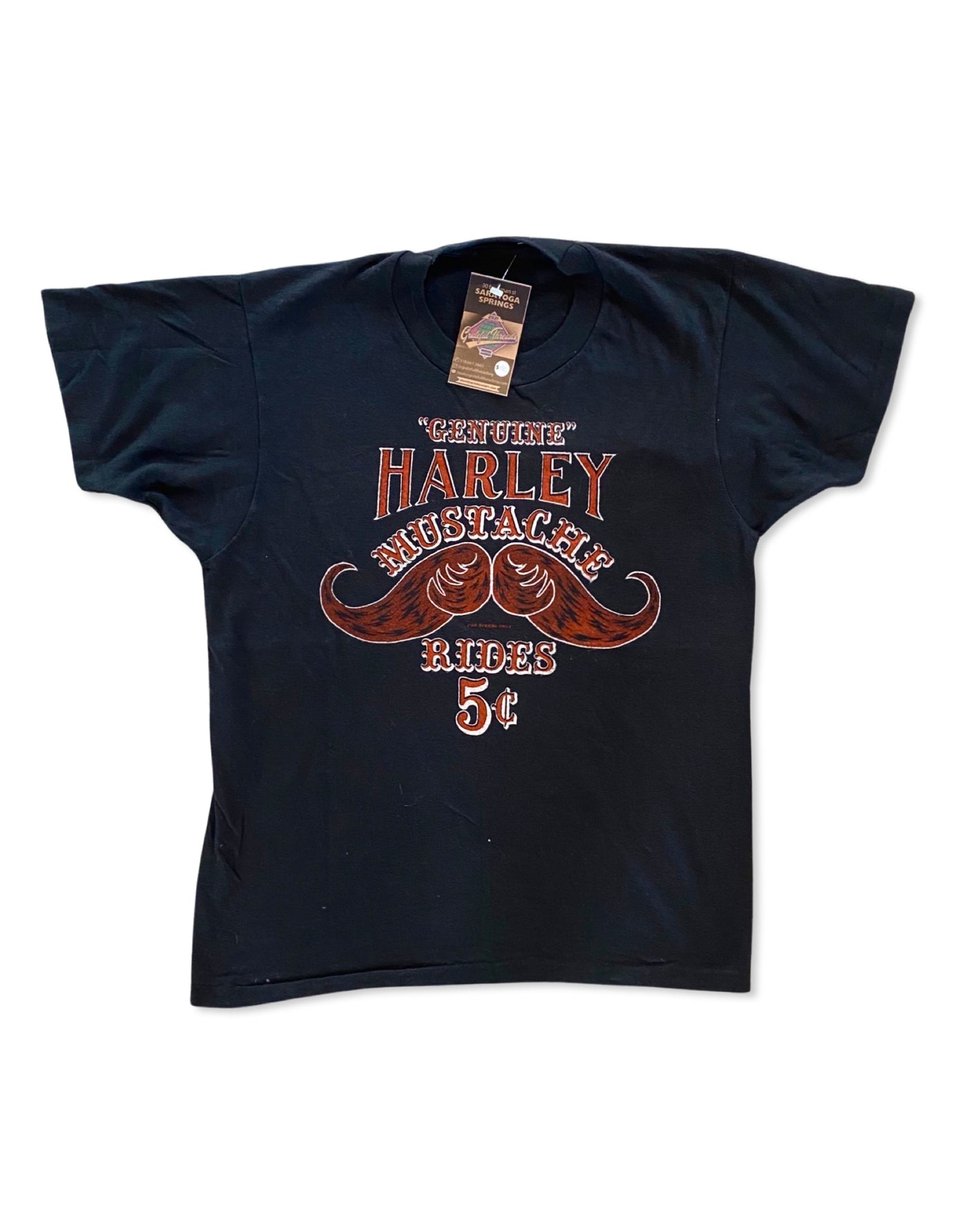 Vintage 1970s Genuine Harley ‘Mustache Rides’ T-Shirt