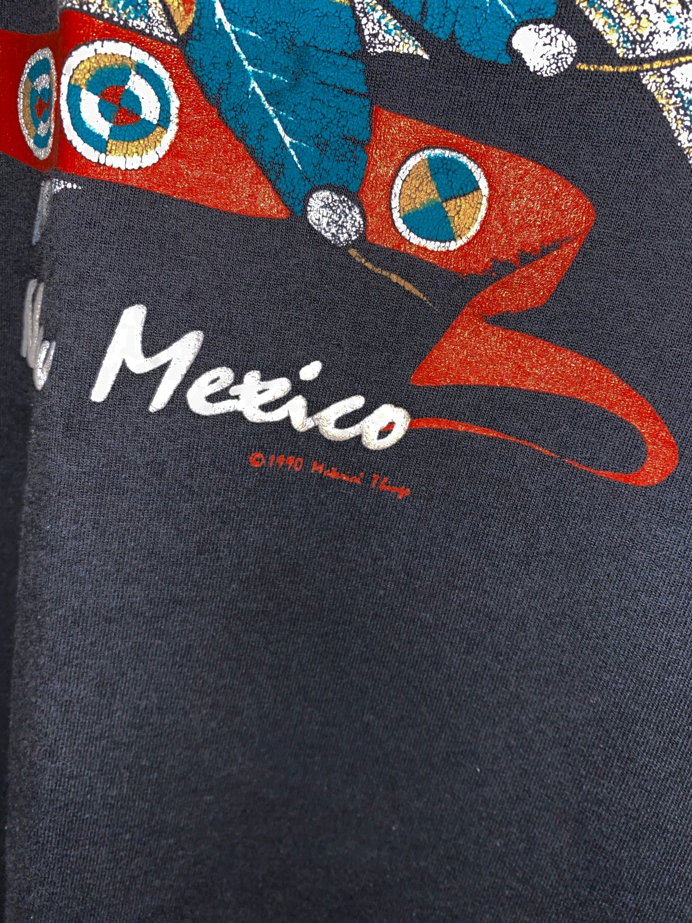 Vintage Oneita 1990 New Mexico Horse T-Shirt