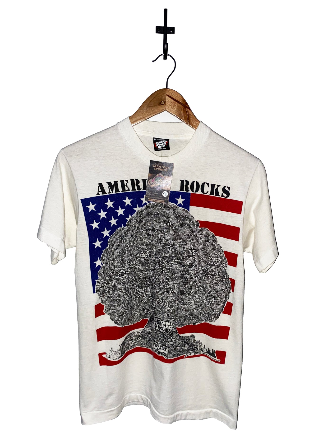 Vintage 1991 American Family Tree of Rock & Roll T-Shirt