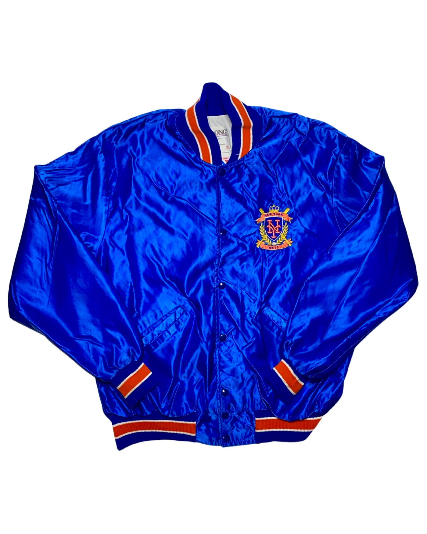 Vintage Dylong New York Mets Satin Bomber Jacket