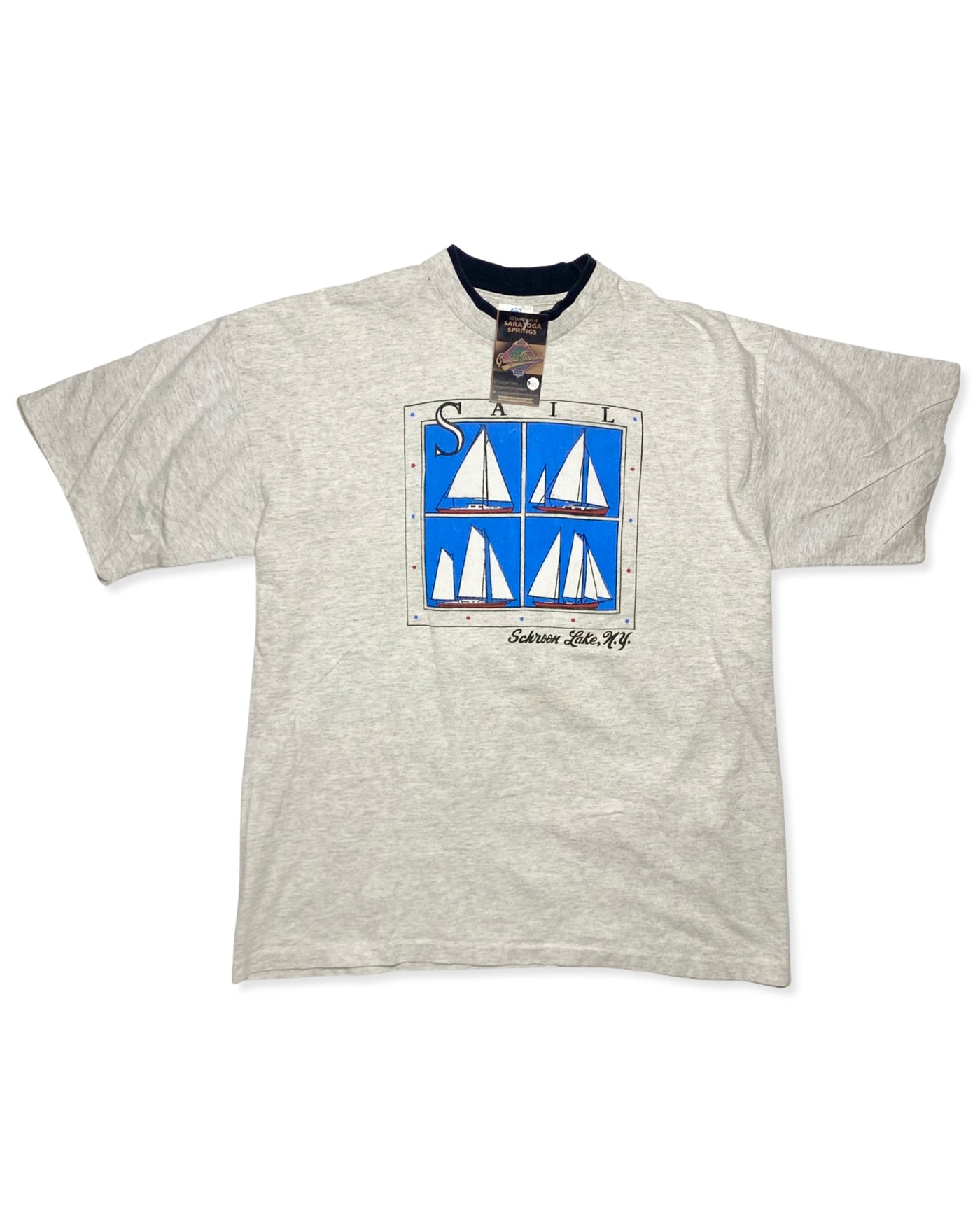 Vintage Schroon Lake NY Sailing T-Shirt