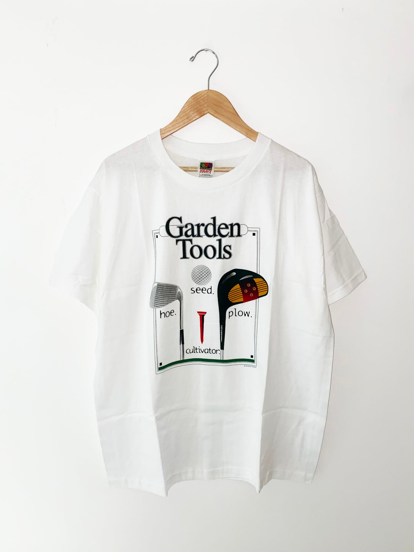 Vintage 90s Garden Tools Golf T-Shirt