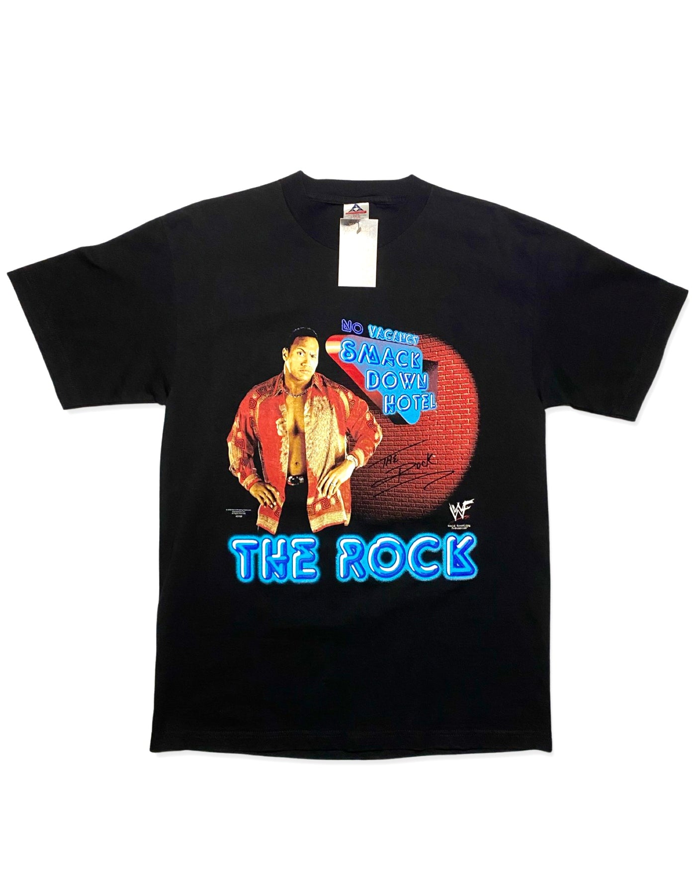 Vintage 2000 The Rock Smack Down Hotel T-Shirt