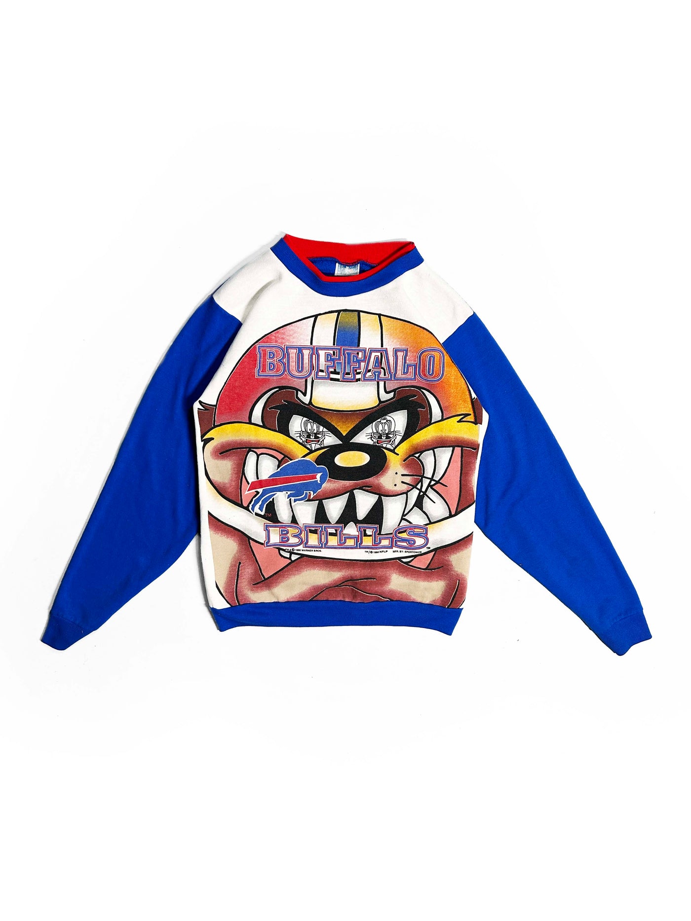 Vintage 1995 Buffalo Bills Looney Tunes Crewneck