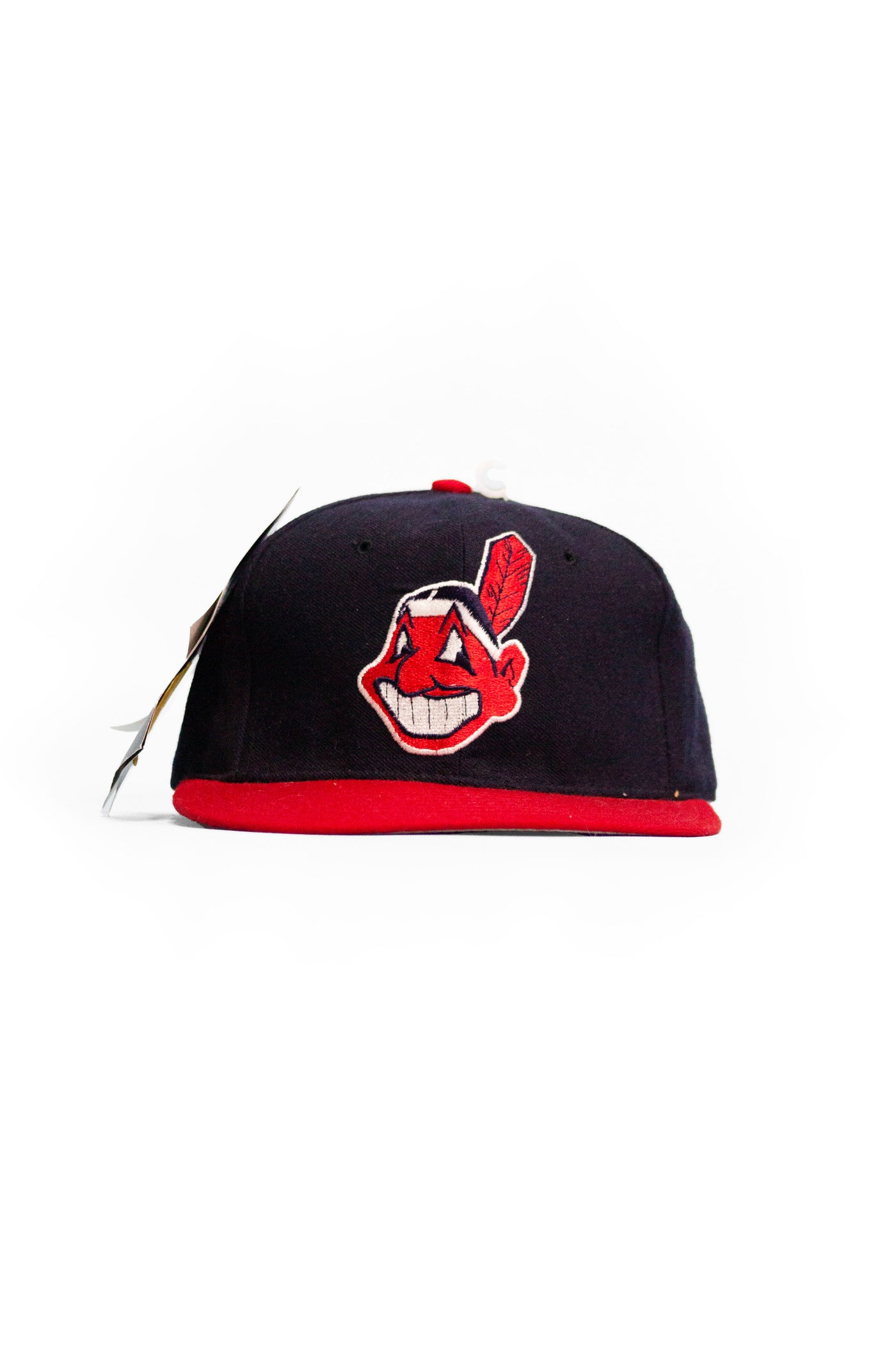 Vintage 90s New Era Cleveland Indians Fitted Hat