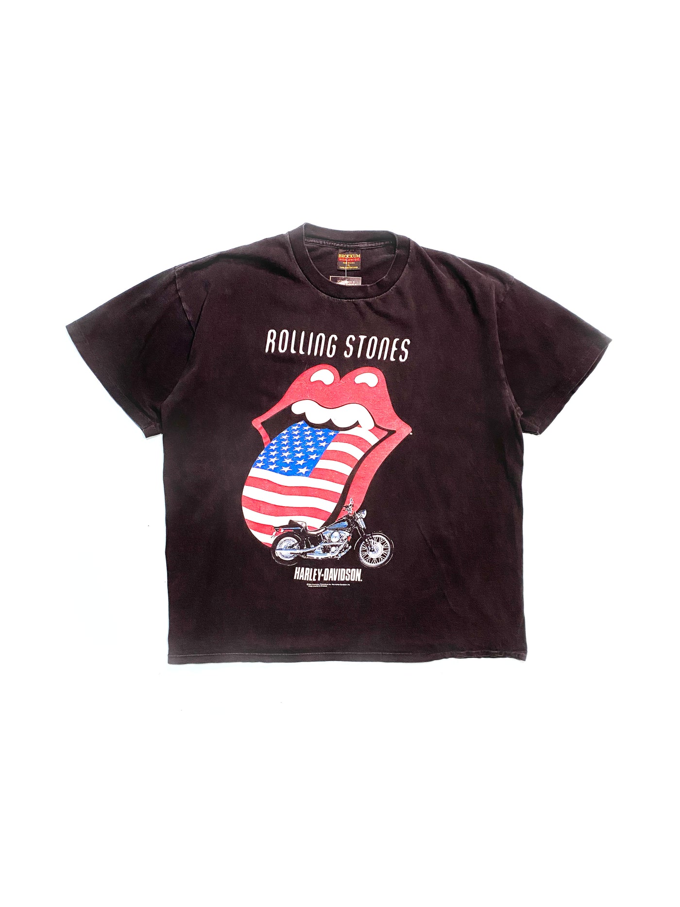 Vintage 1994 Rolling Stones Harley Davidson Collab T-Shirt