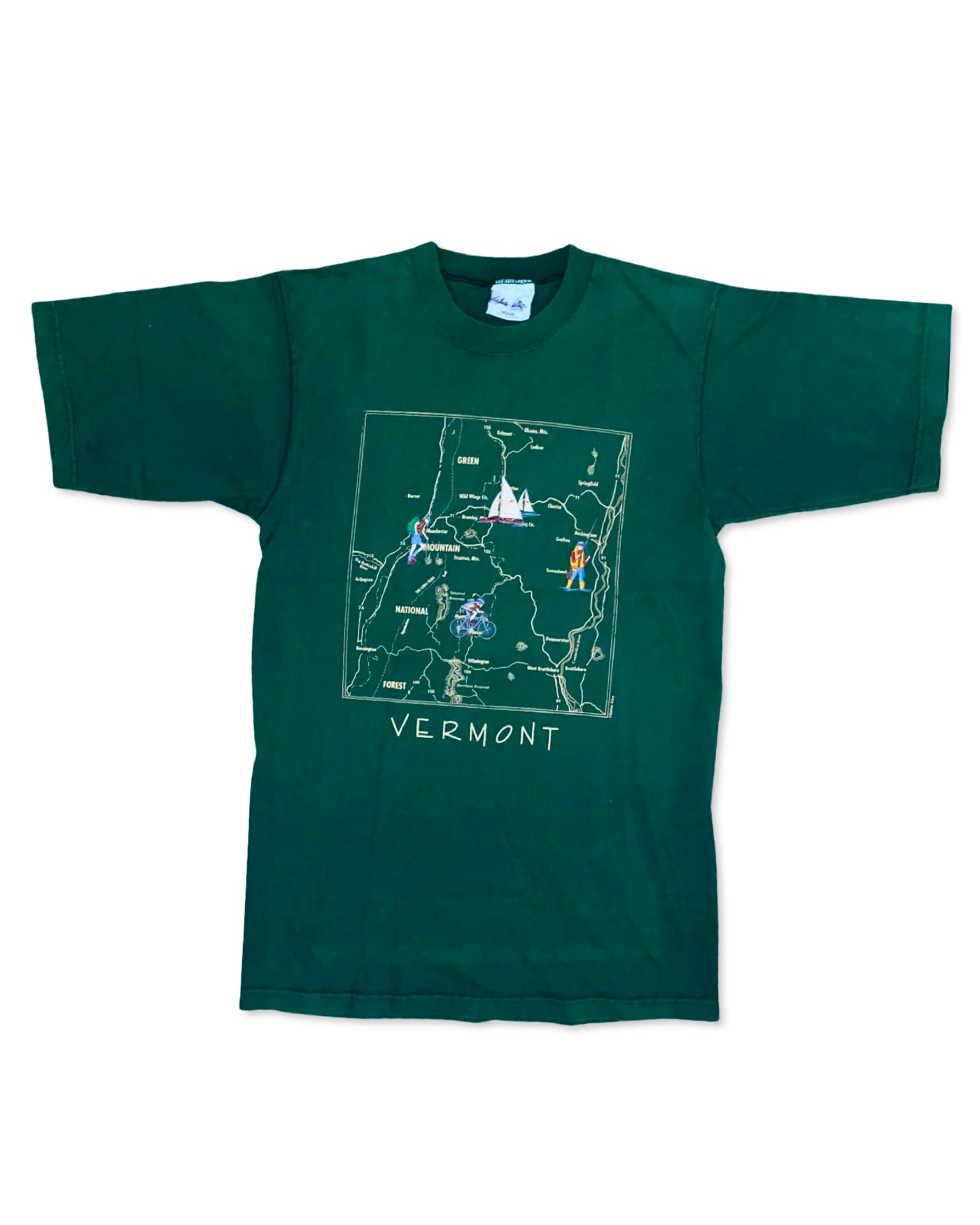 Vintage 90s Embroidered Vermont T-Shirt