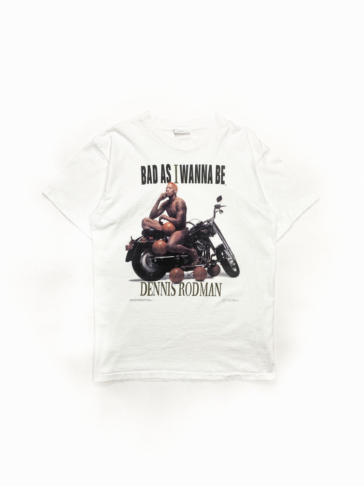 Vintage 1996 Dennis Rodman ‘Bad as I Wanna Be’ T-Shirt