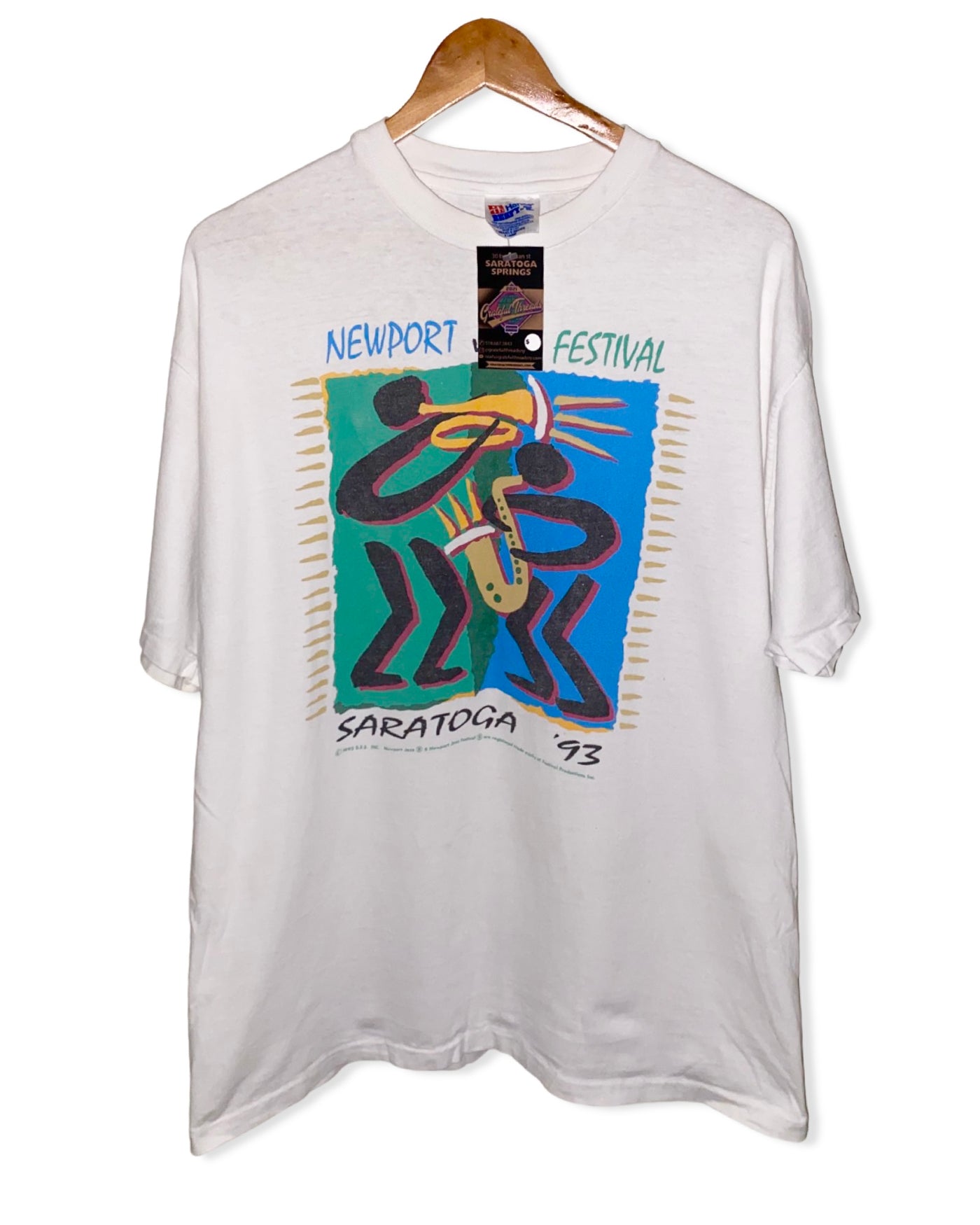 Vintage 1993 Saratoga Jazz Festival T-Shirt