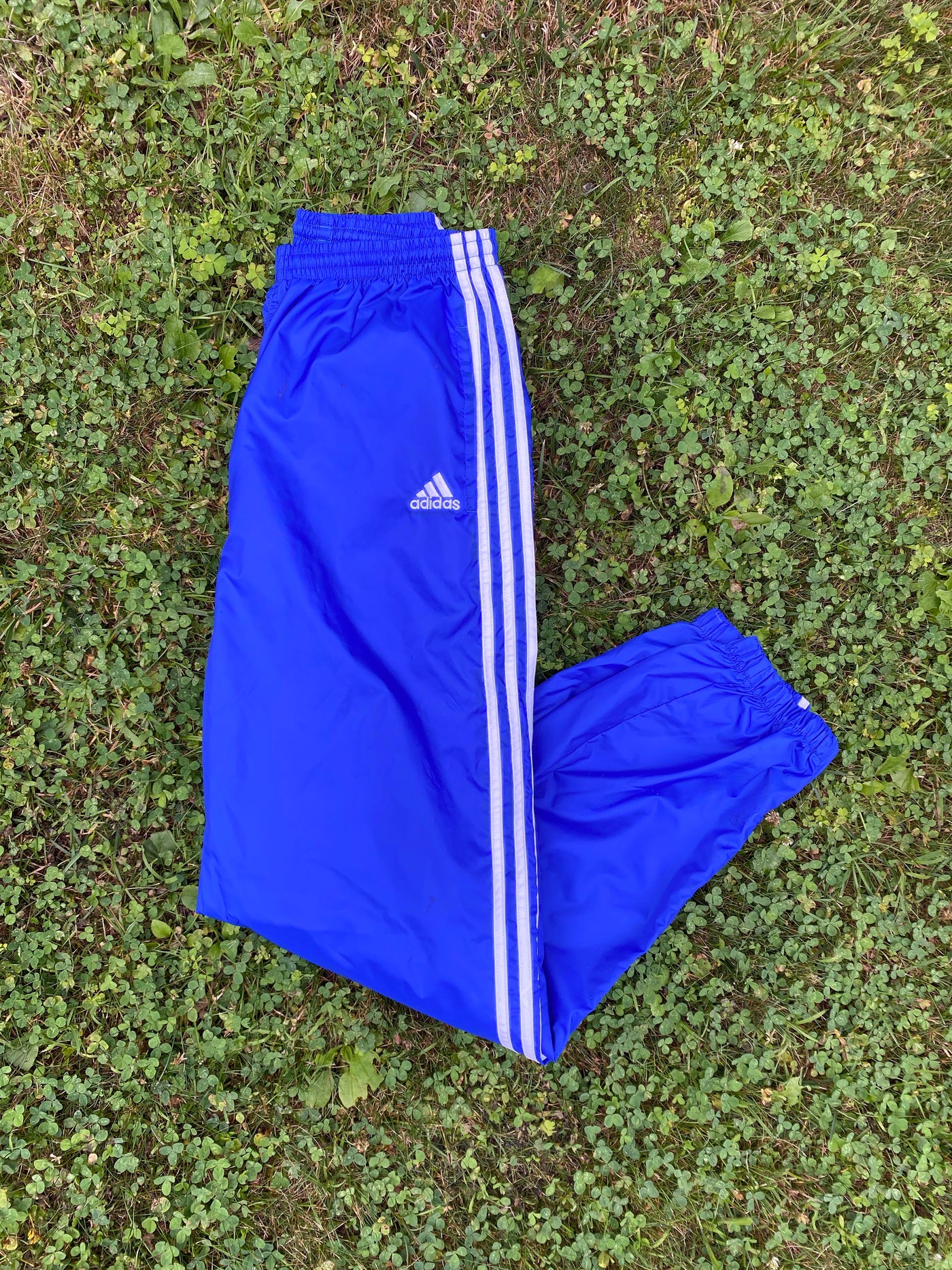 Vintage 90s Adidas Track Pants - Royal Blue