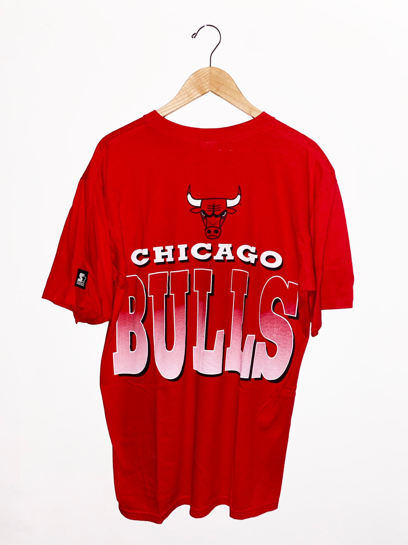 Vintage 90s Chicago Bulls Starter Double Sided T-Shirt