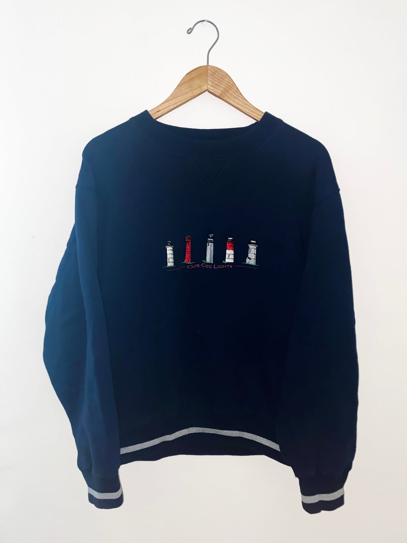 Vintage Cuffys of Cape Cod embroidered Lighthouse Crewneck