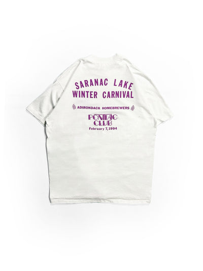 Vintage 1994 Saranac Lake Winter Carnival Adirondack Homebrewers T-Shirt