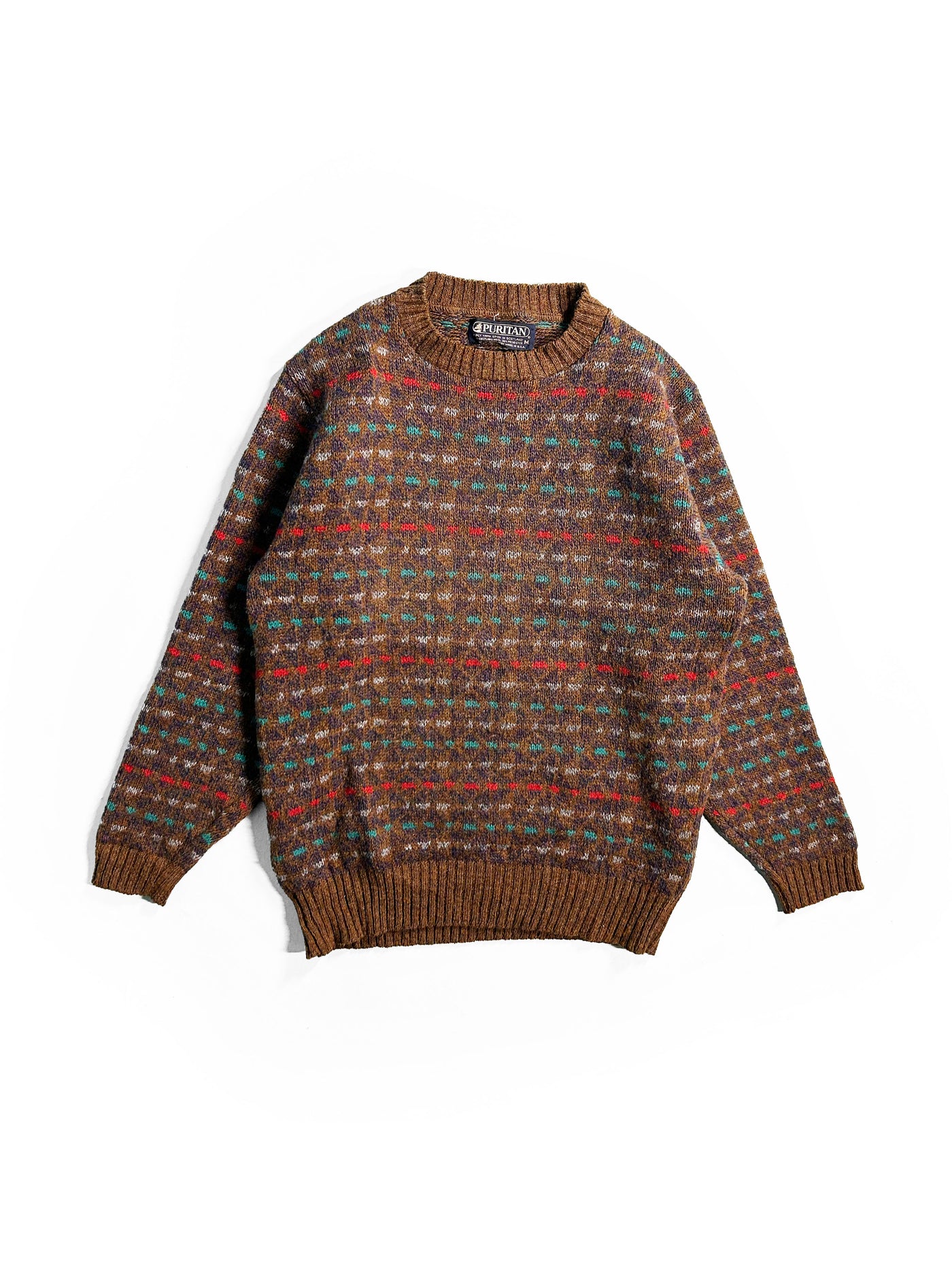 Vintage 90s Puritan Patterned Sweater