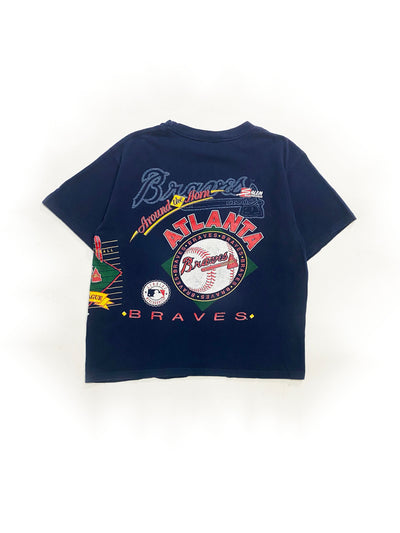 Vintage 1992 Atlanta Braves All Over Print T-Shirt