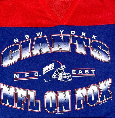Vintage 1996 New York Giants “NFL on Fox” Hockey Style Jersey