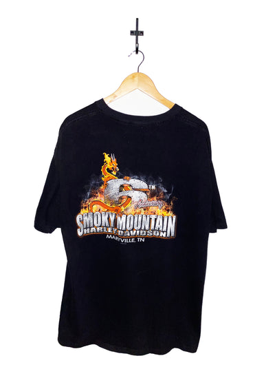 2010 Smoky Mountain 6th Anniversary Harley Davidson T-Shirt (Maryville, TN)