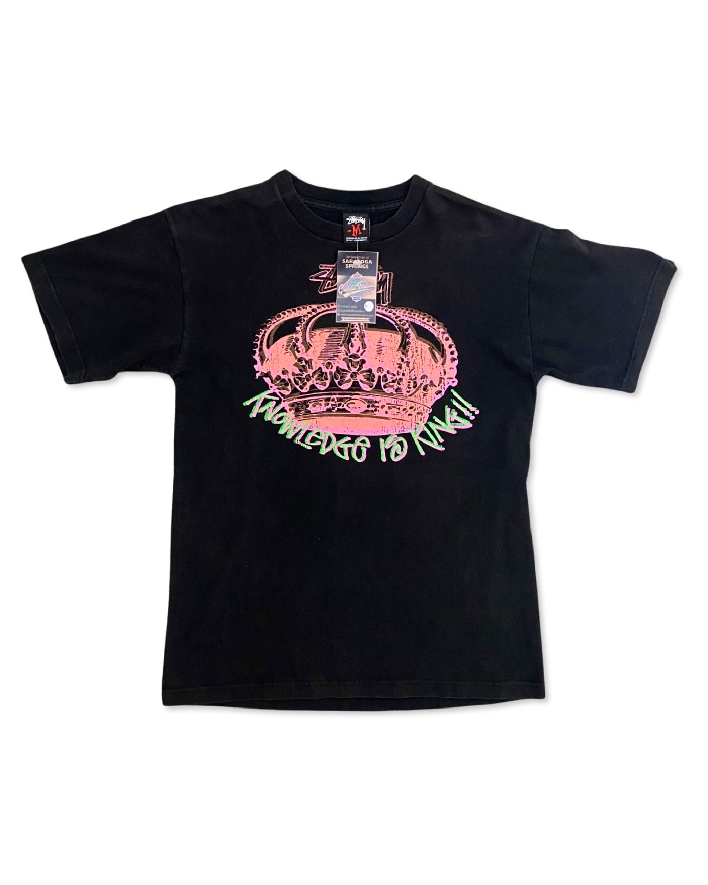Vintage 90s Stussy ‘Knowledge is King’ T-Shirt