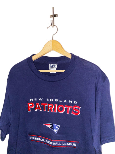 Vintage Lee Sports Script New England Patriots T-Shirt