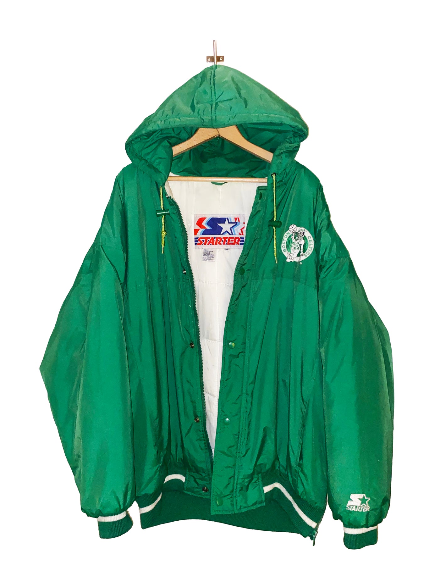 Vintage Full-Zip Boston Celtics Starter Puffer Jacket