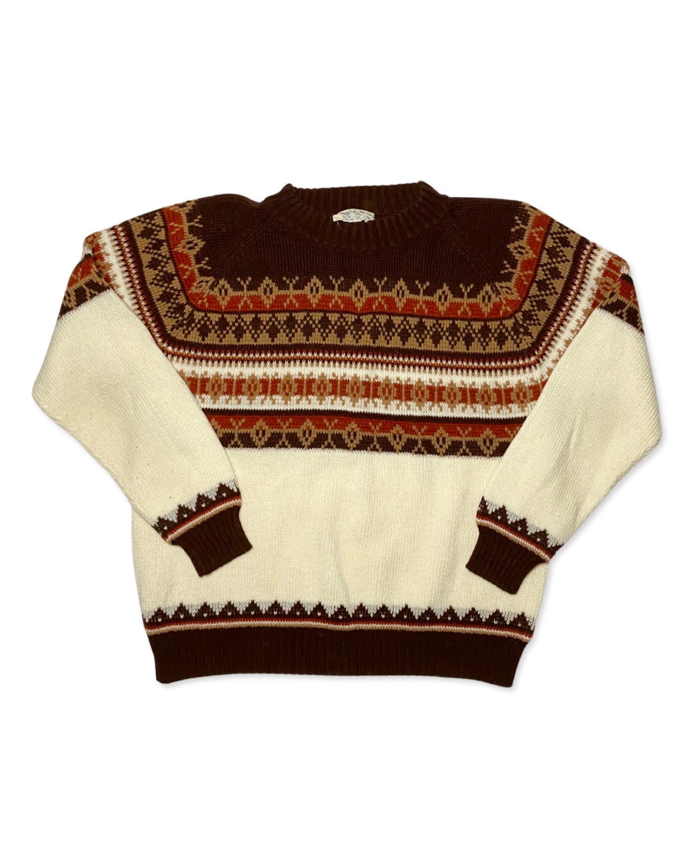 Vintage 80s 100% Acrylic Knit Sweater
