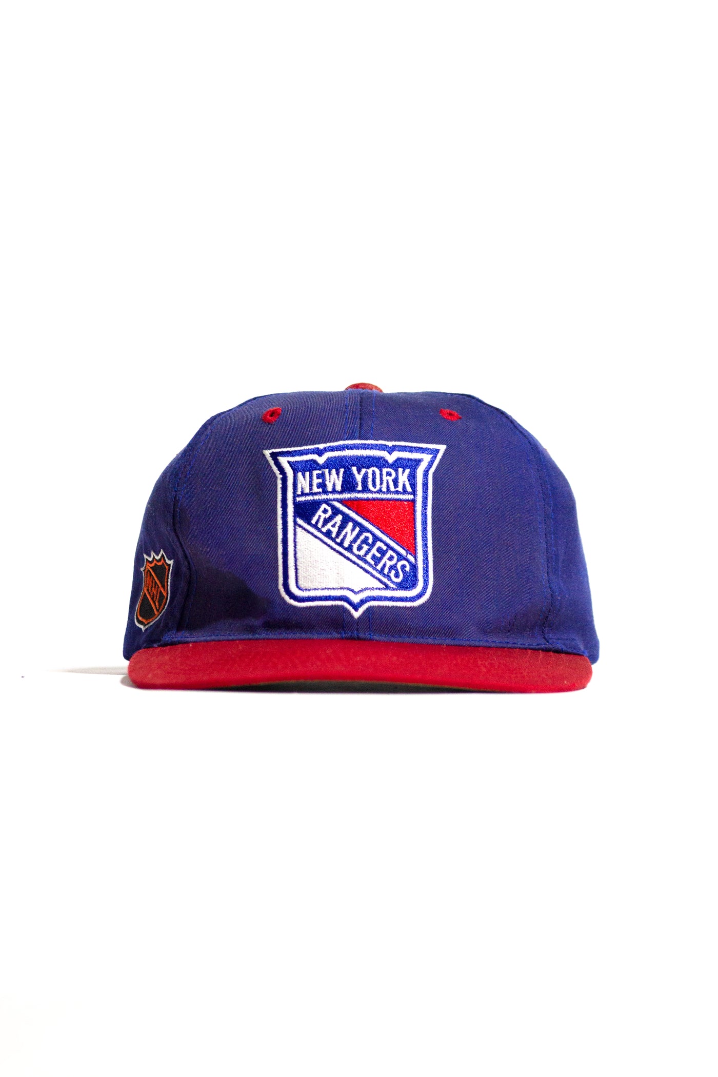 Vintage 90s Rangers Sports Specialties Center Ice Blockhead Snapback