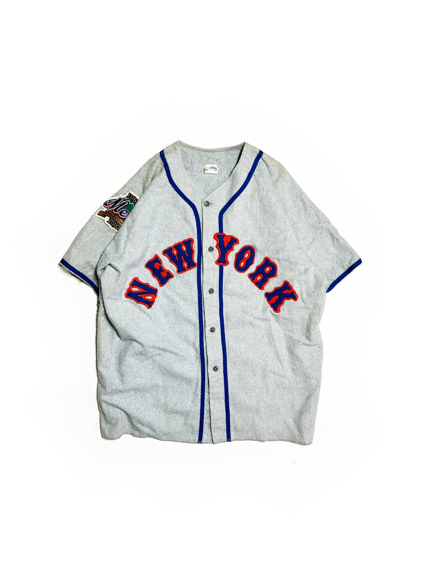 Vintage 1960s 100% Cotton Mets Jersey