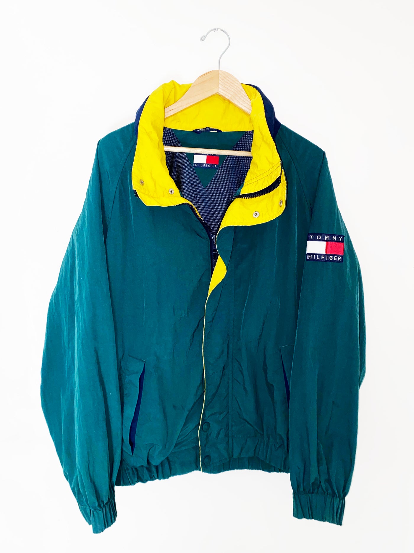 Vintage Tommy Hilfiger Neck Spellout Jacket