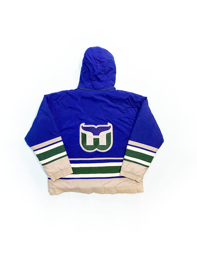 Vintage 90s Apex Hartford Whalers Puffer Jacket