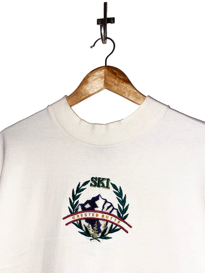 Vintage Embroidered Ski Crested Butte T-Shirt