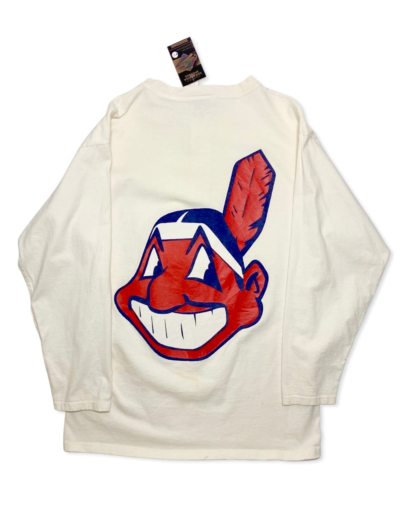 Vintage 1996 Cleveland Indians Henley T-Shirt