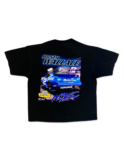 Vintage 90s Rusty Wallace Miller Lite T-Shirt