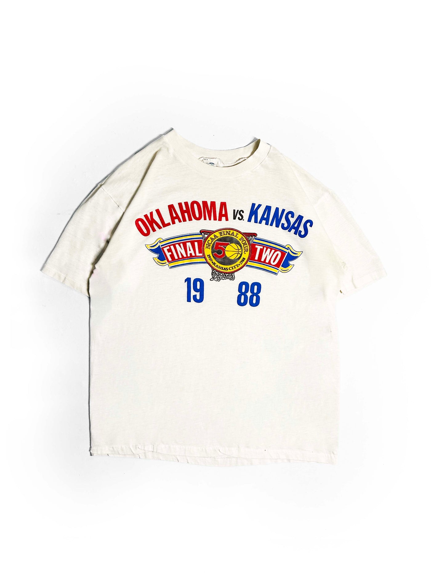 Vintage 1988 Oklahoma vs Kansas Final 2 T-Shirt