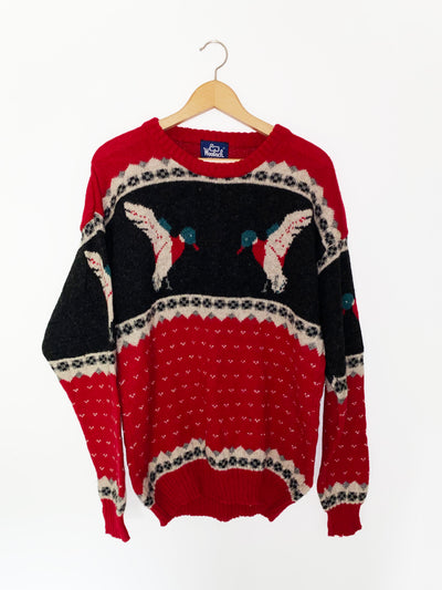 Vintage 1996 Woolrich Duck Sweater
