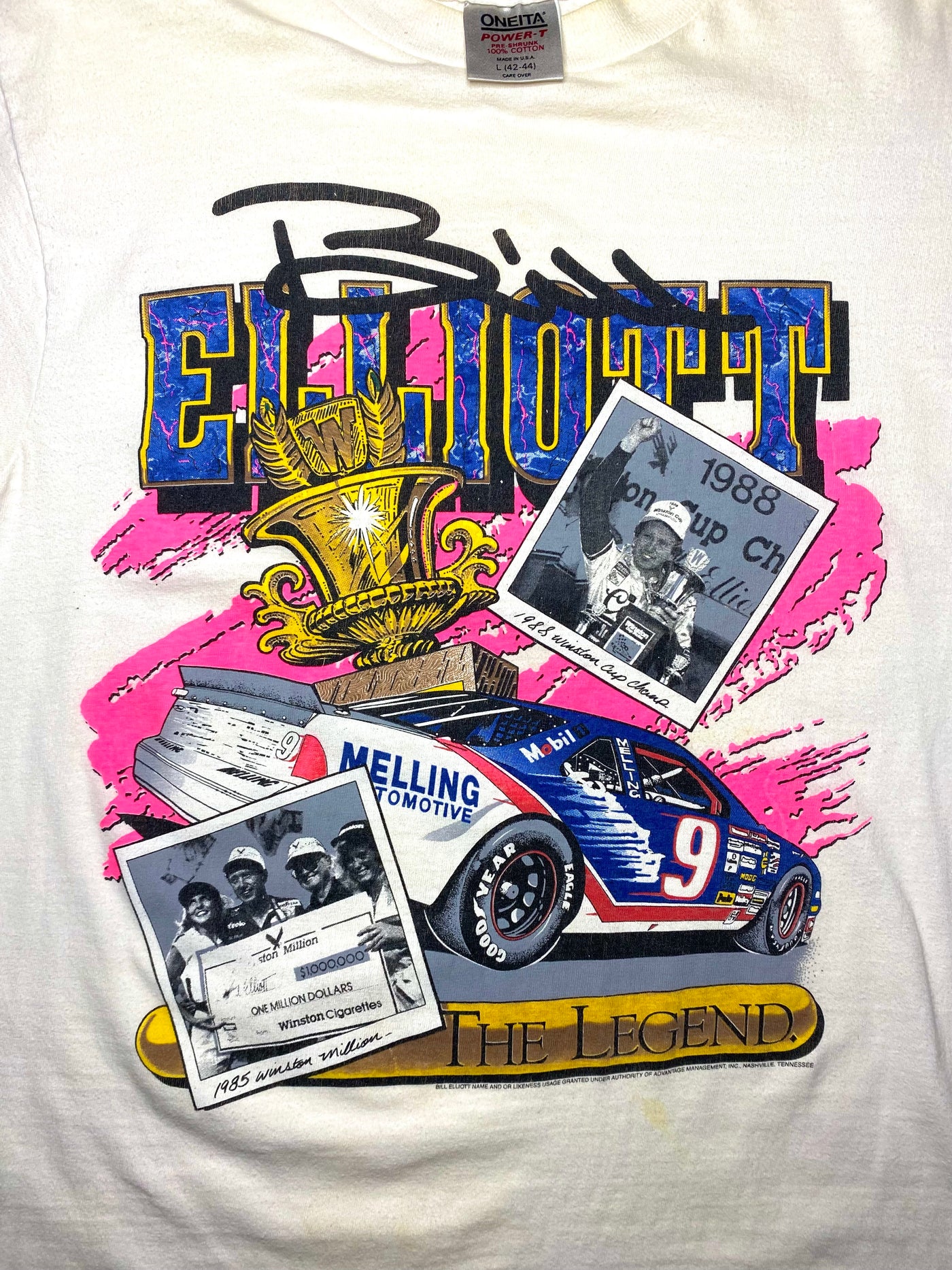 Vintage 1988 Bill Elliot ‘The Legend’ T-Shirt