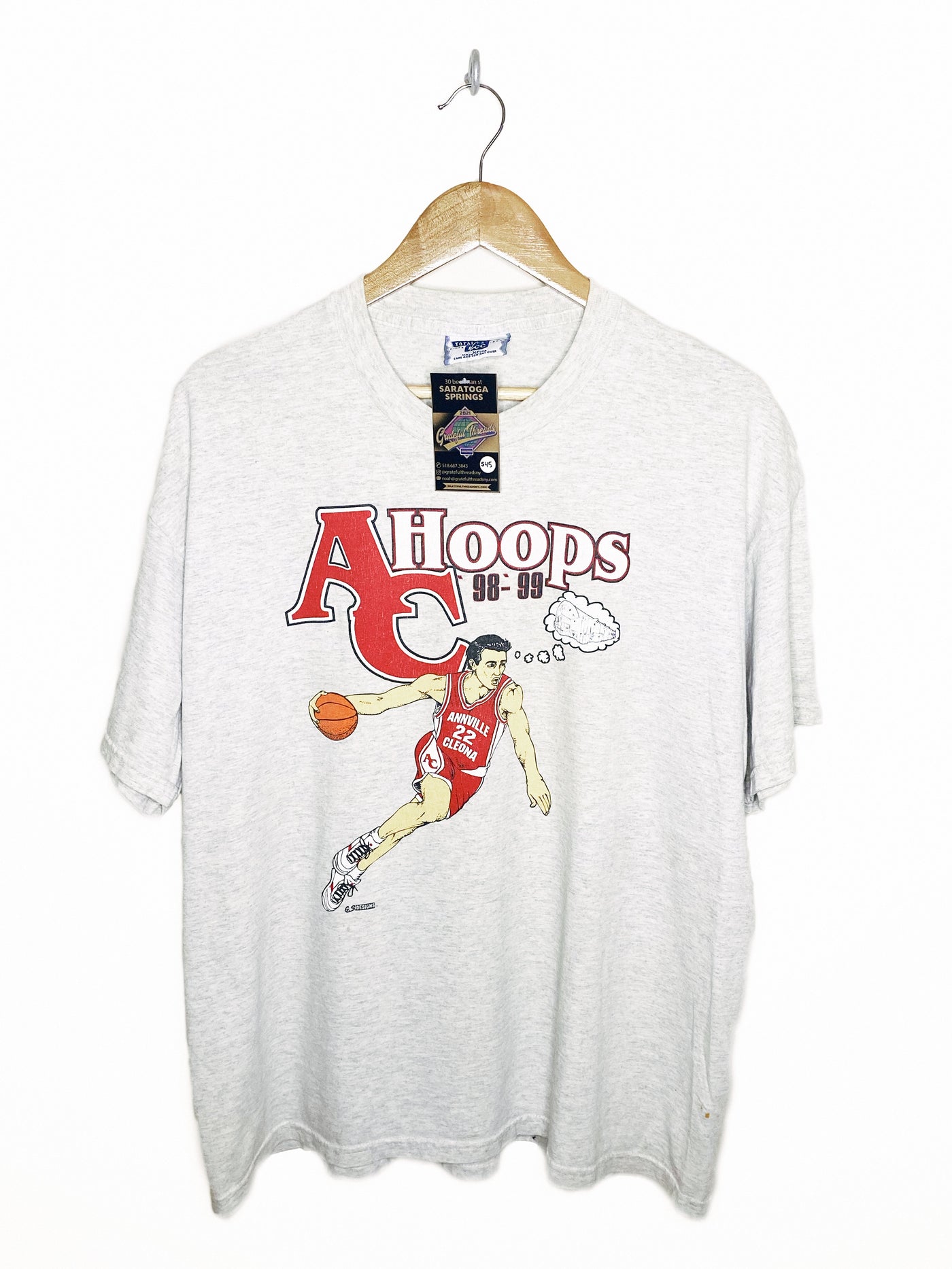 Vintage 1998 Annville Cleona Hoops T-Shirt