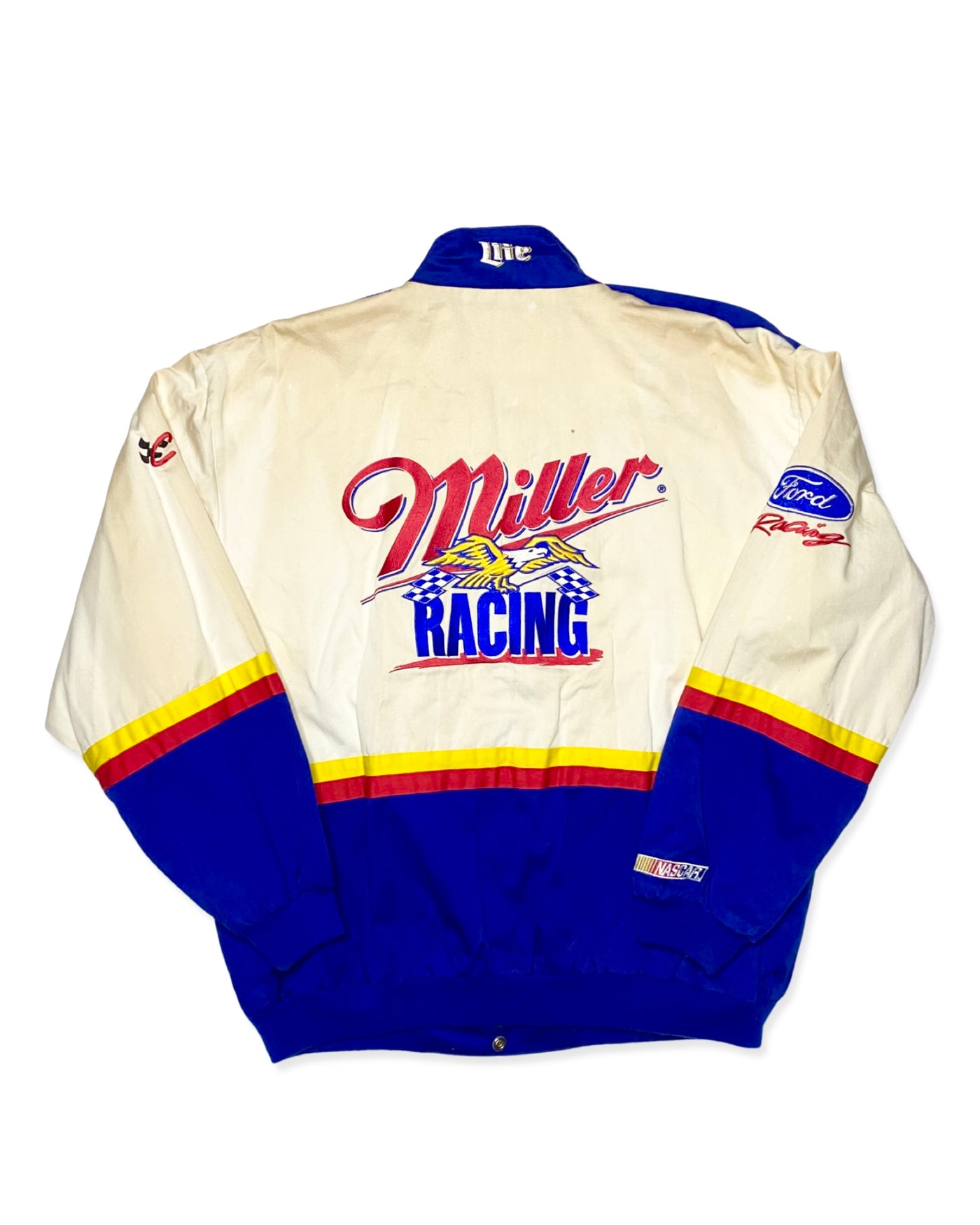 Vintage 90s Rusty Wallace Miller Lite Racing Jacket