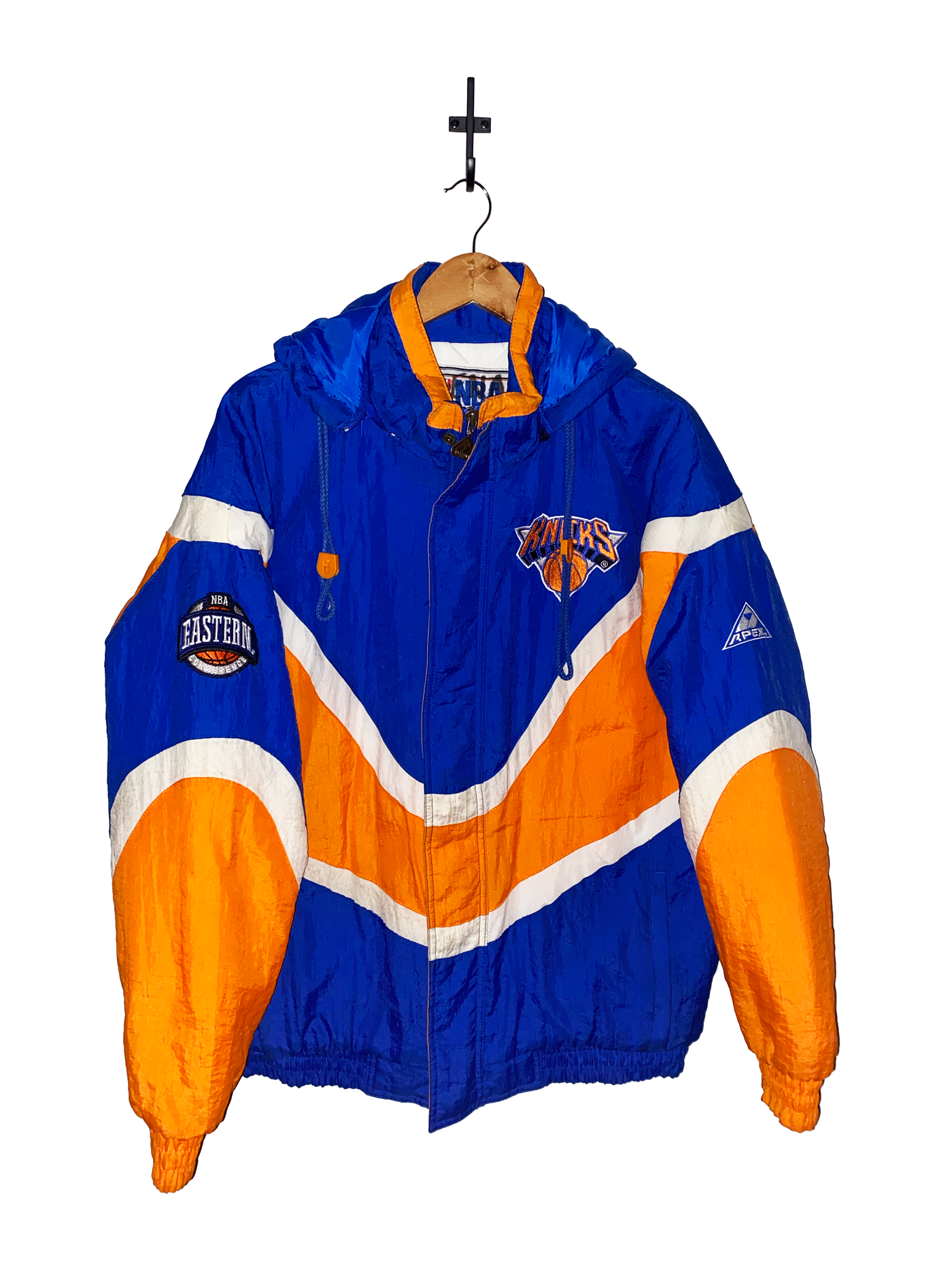Vintage 90s Apex New York Knicks Puffer Jacket