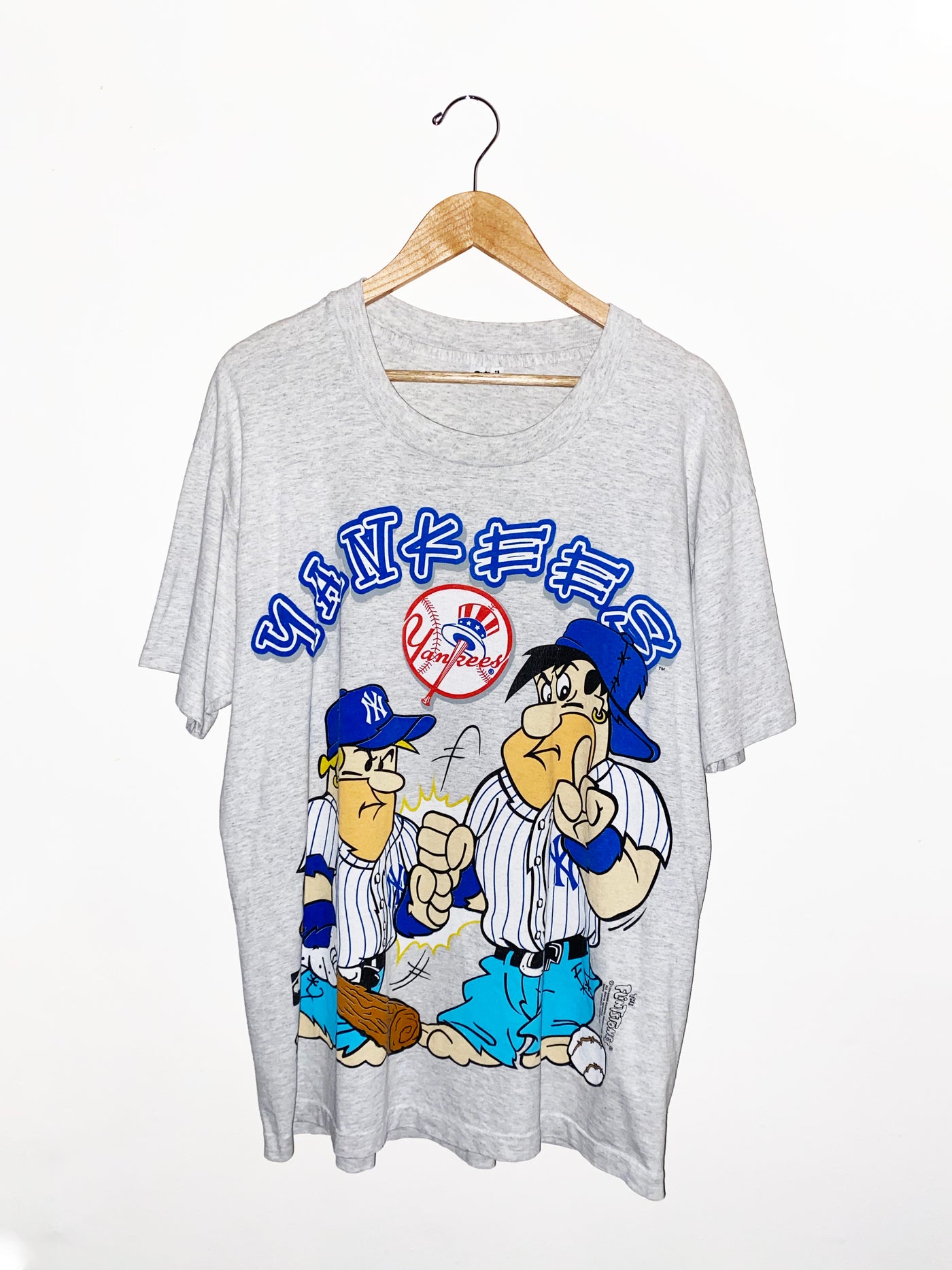 Vintage 1994 New York Yankees Flintstones T-Shirt