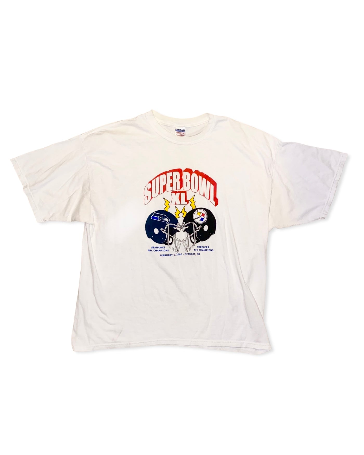 2006 Super Bowl XL Seahawks Steelers T-Shirt