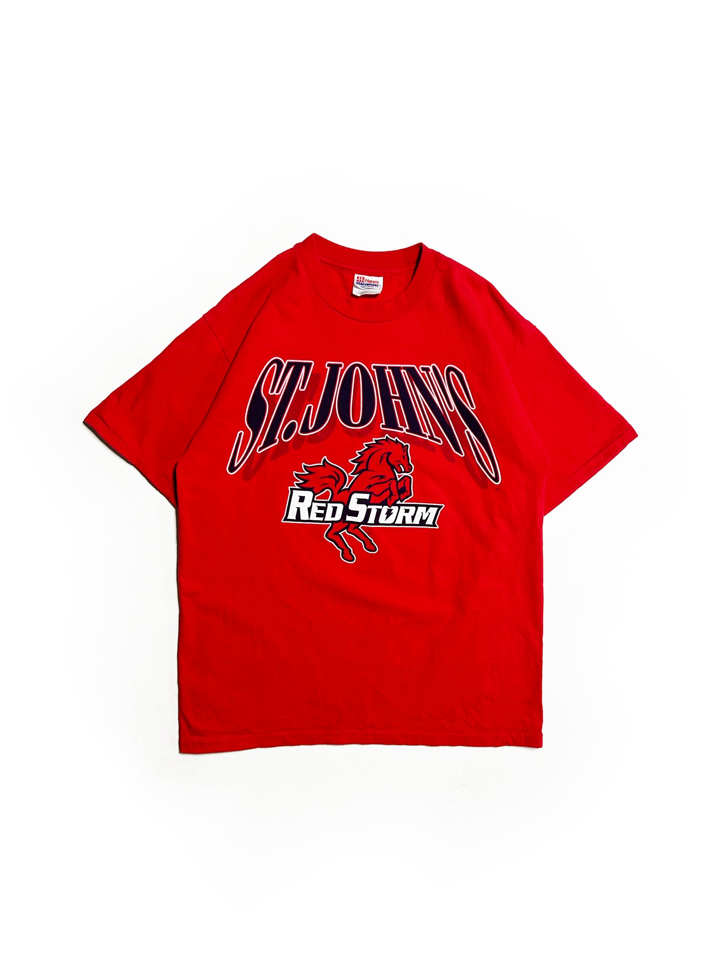 Vintage 90s St.John’s Red Storm Logo T-Shirt