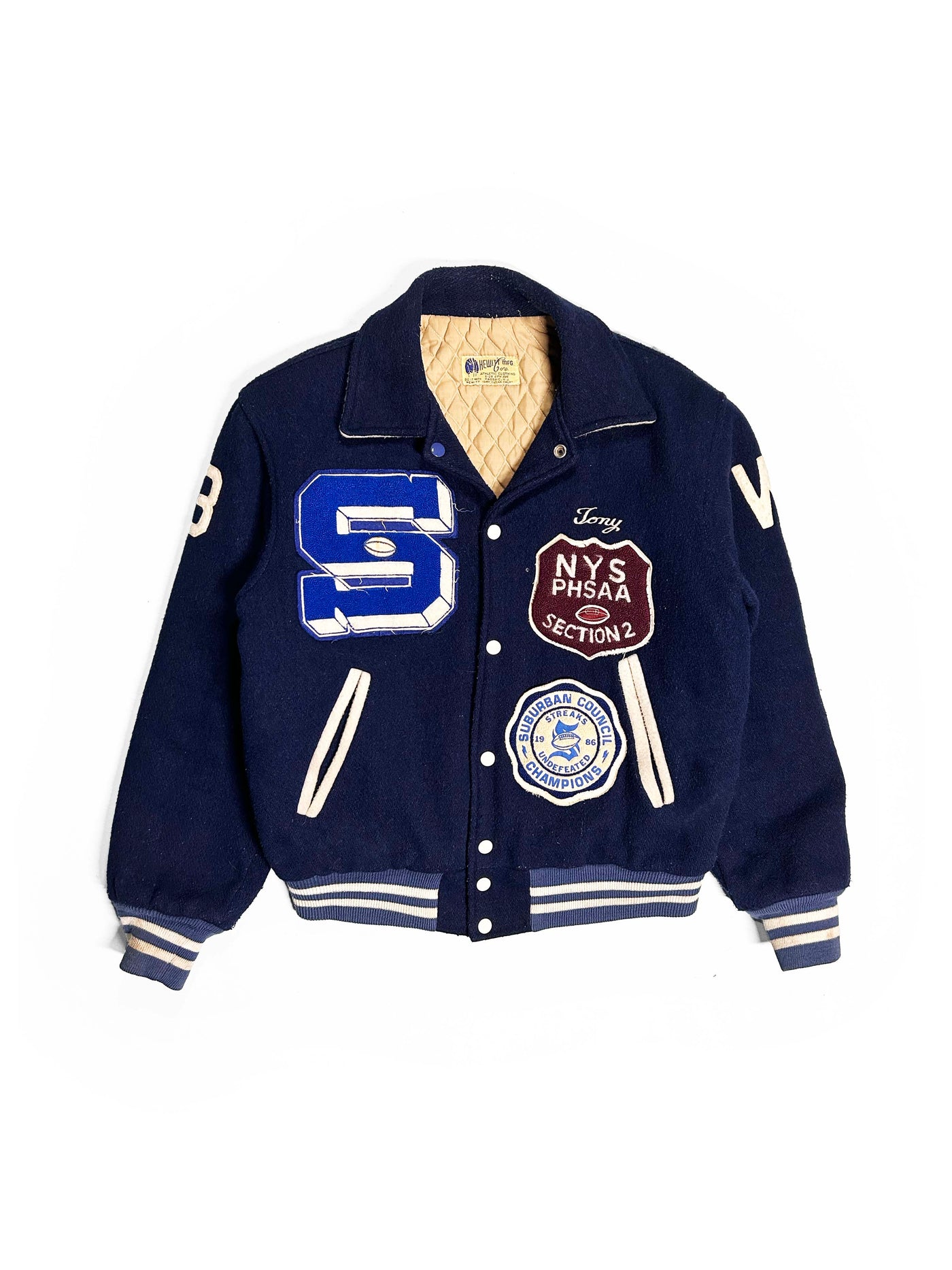 Vintage 1985 Saratoga Football Varsity Jacket