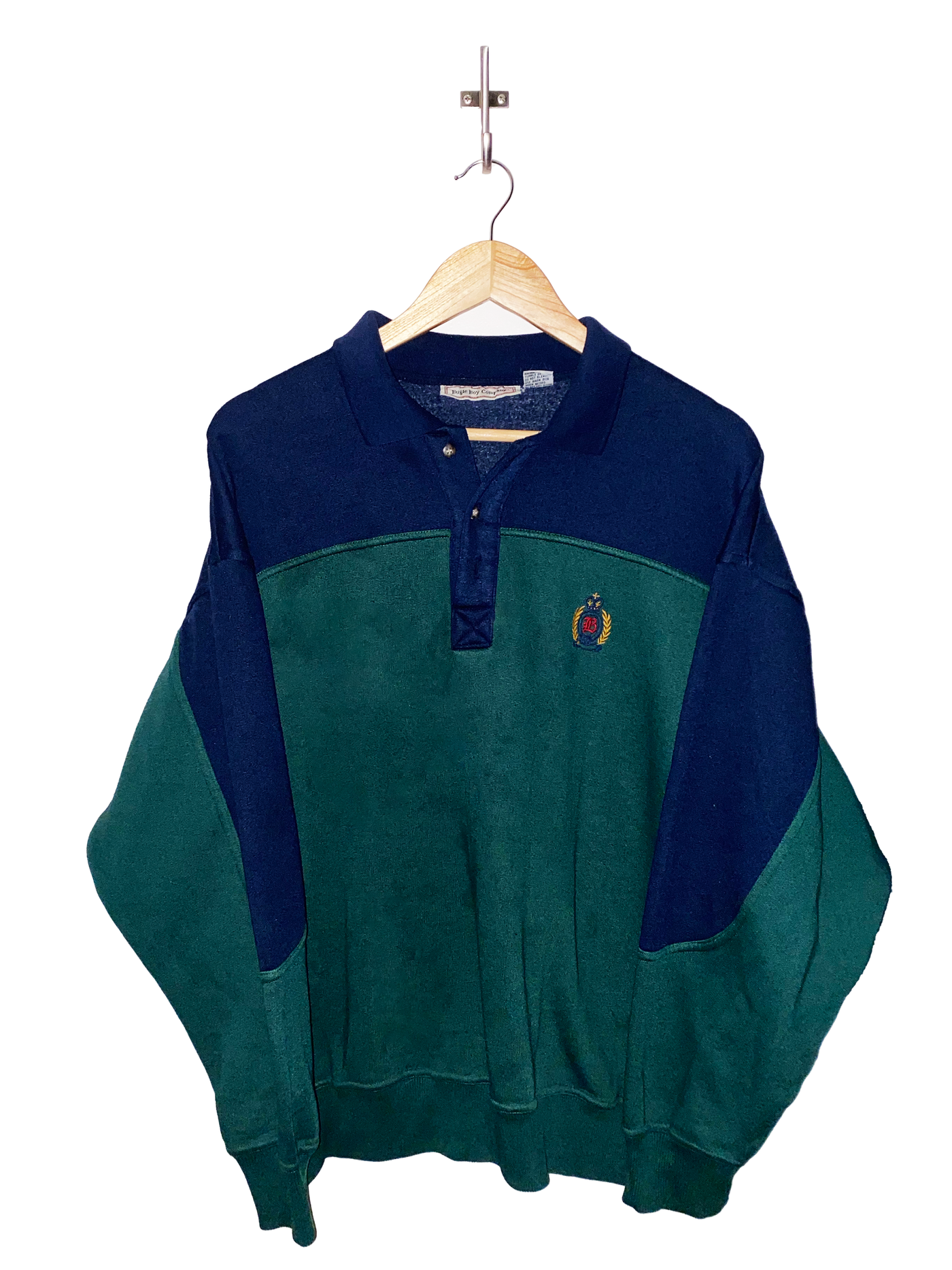 Vintage 90s Bugle Boy Collared Sweatshirt
