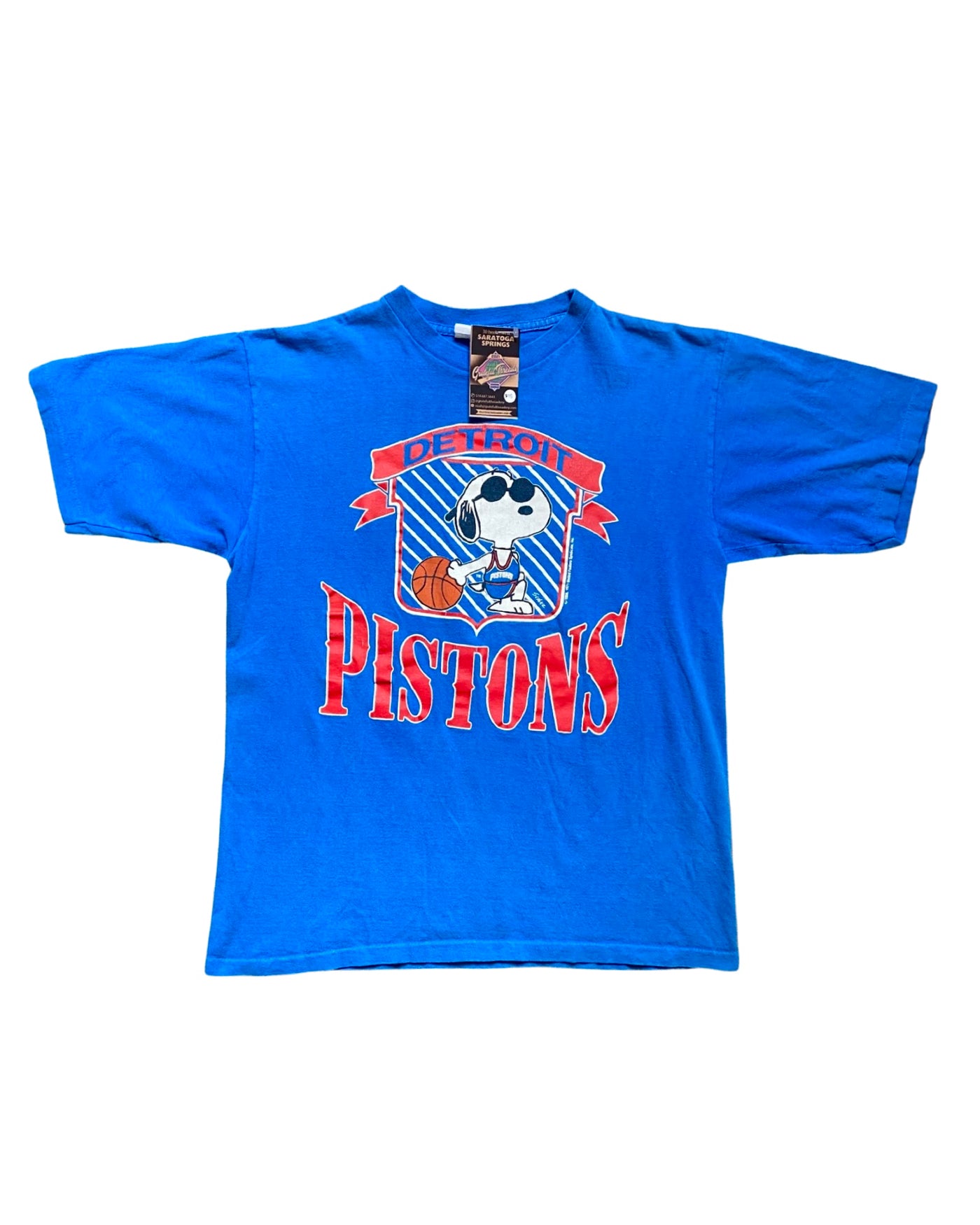 Vintage 70s Detroit Pistons Snoopy T-Shirt