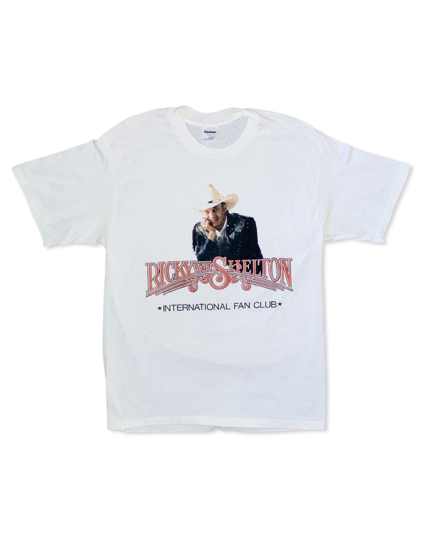 Vintage 80s Ricky Van Shelton Fan Club T-Shirt