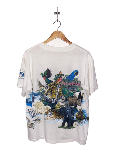 Vintage 1994 All Over Print Endangered Species T-Shirt