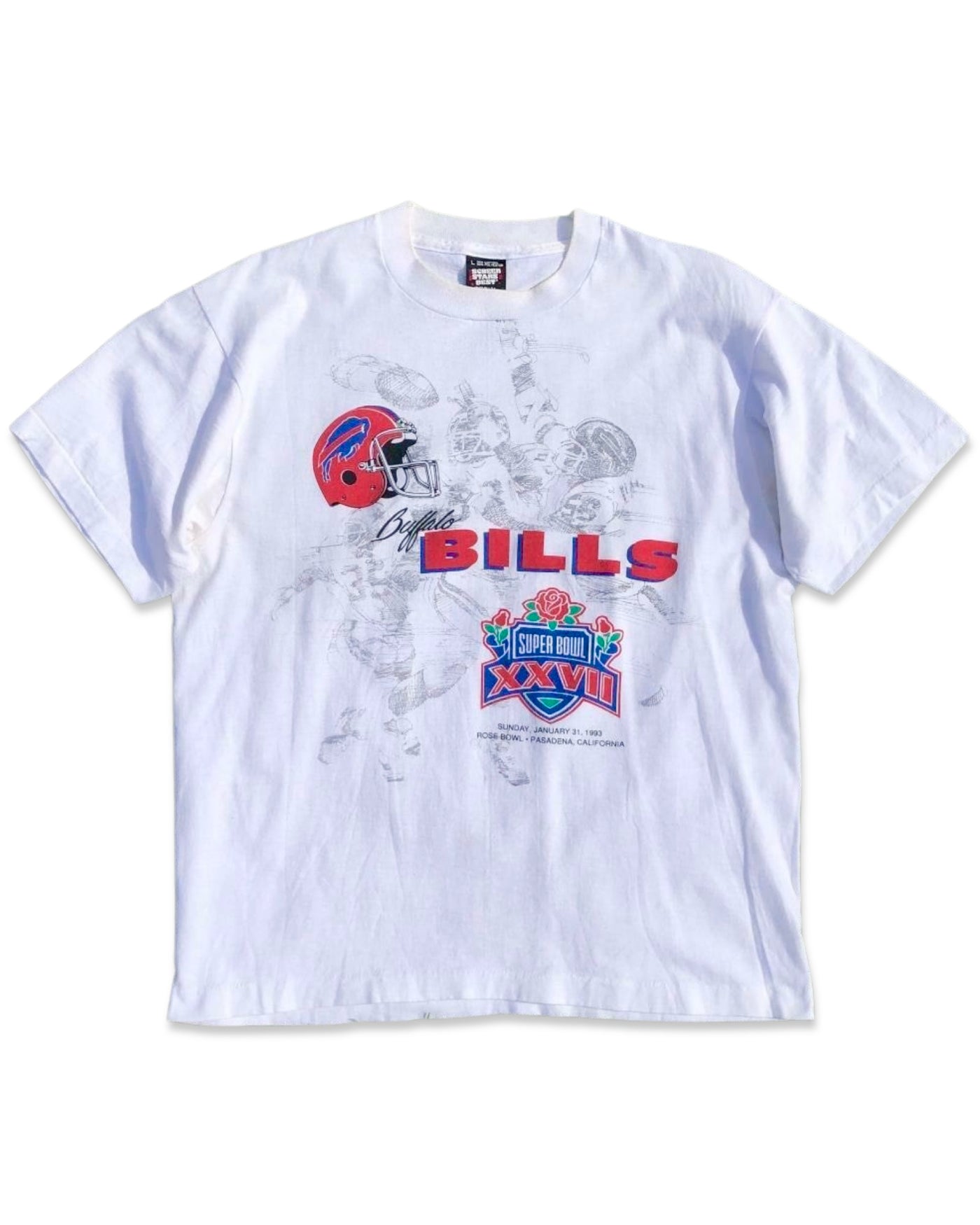 Vintage 1993 Buffalo Bills Rosebowl T-Shirt